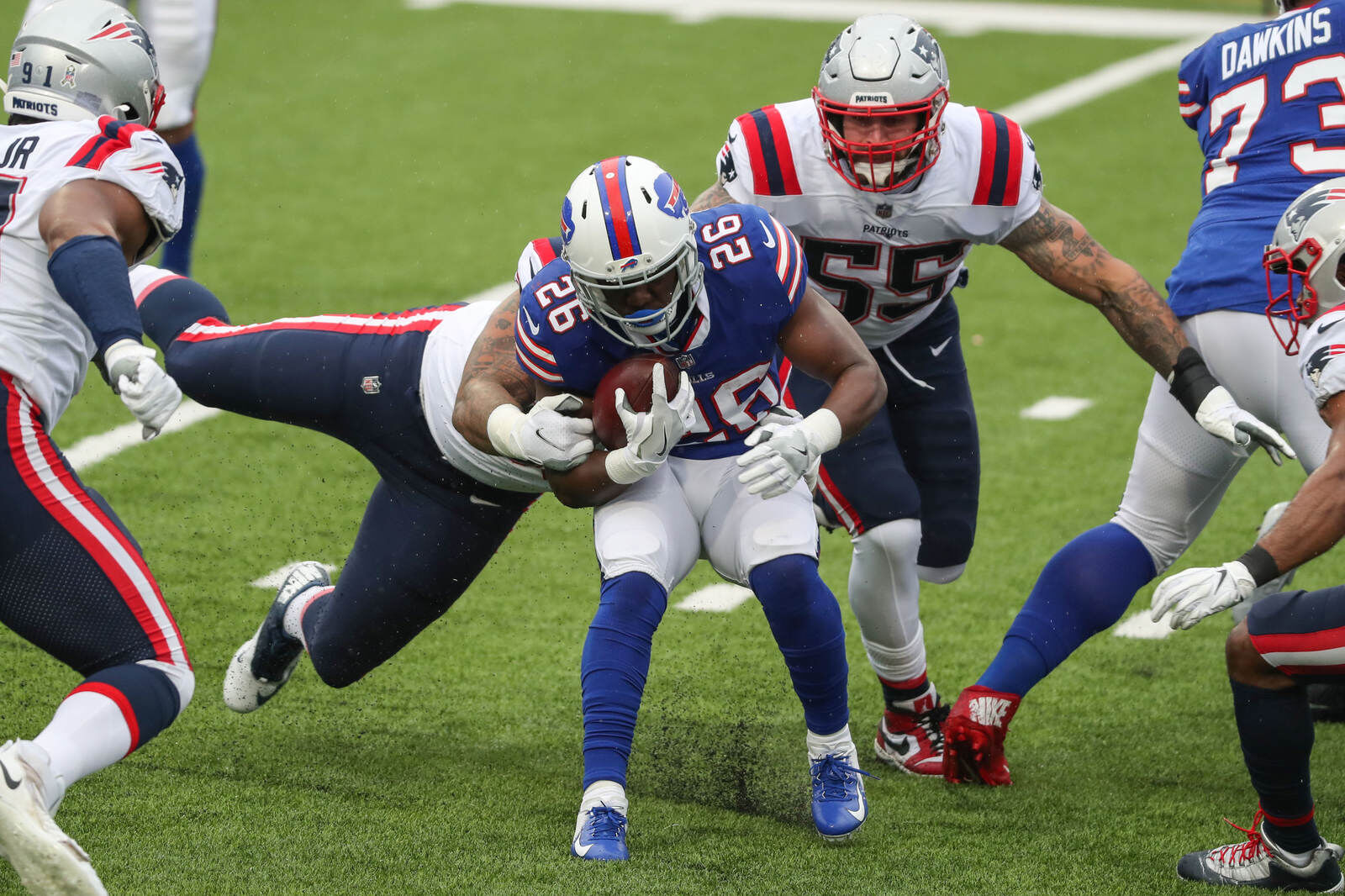 Singletary stopped